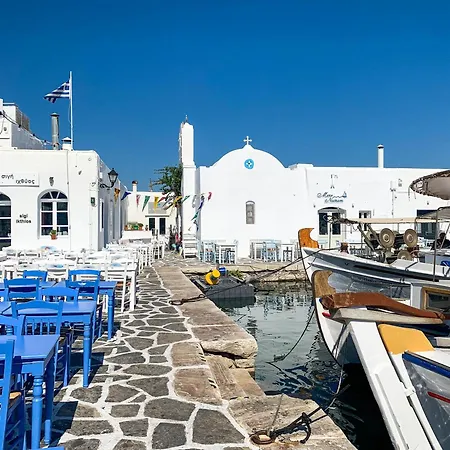 Luxury Naxos Superior Quadruple Center Modern Furnishing With Private Balcony Saint George